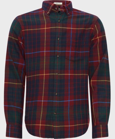 Gant Ternede skjorter REG UT PLAID FLANNEL CHECK 3240004 Rød